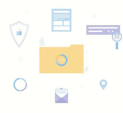 フォルダ単位で管理し権限付与も容易